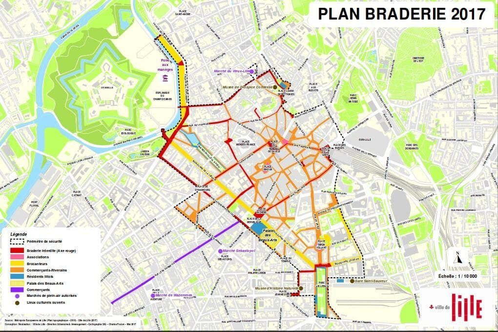 नक्शे के braderie लिले