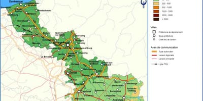 स्थलाकृतिक नक्शे के लिले